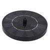Solar Water Pump 1W 130mm Solar Panel Fountain Pump 30‑50cm