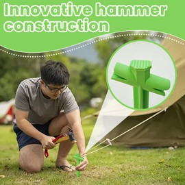 Trampoline Stakes | Weatherproof Canopy Anchors | High-Tensile Strength, Deep-Grip Outdoor Gear for Sunshade Cloth Trampoline Canopies Playground Swings Canopies