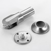 Nicear Adjustable Toilet Support Frame - 4pcs Stainless Steel Restroom