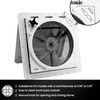Pafessa 14” RV Roof Vent Fan 4 Speed Reversible -