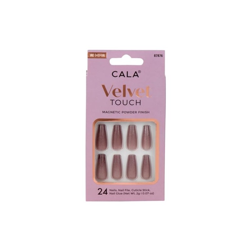 CALA - "Velvet Touch" uñas postizas medianas (24 uñas postizas