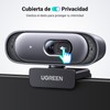 UGREEN Webcam 2K 30FPS Full HD, Cámara Web con Micrófono