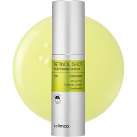CELIMAX Suero de Retinol 0.1% con 9 péptidos, niacinamida y pantenol – Serum facial de noche para todo tipo de piel, textura ligera, 30 ml