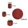 Asieg Tool Sanding Drum Kit 142Pcs 320Grit, 1/2" & 3/8"