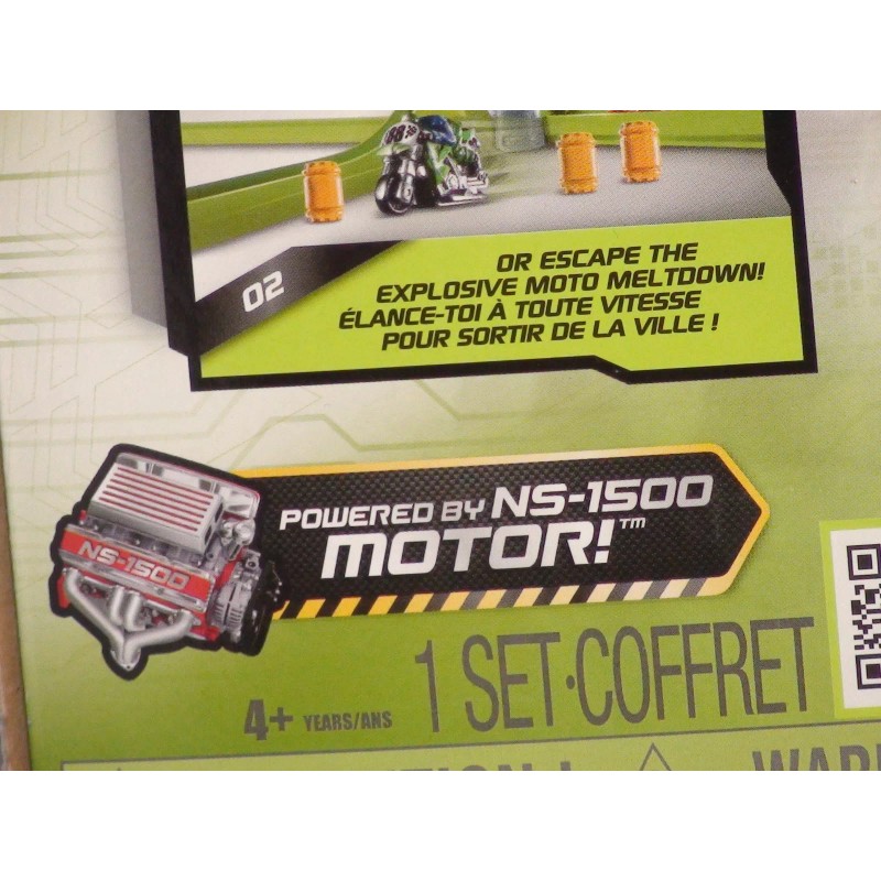 Spin Master NANO SPEED MOTO MELTDOWN BIKE-RACE-TRAC