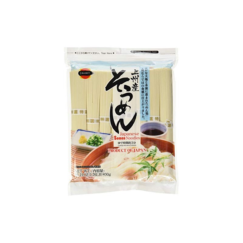 J-BASKET Dried Somen Noodles, 28.21-Ounce
