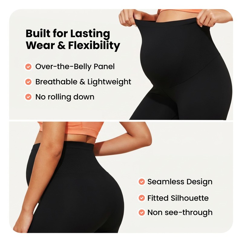 Maternity Leggings for Women Over the Belly Support – Ultra