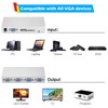 IMAGE 1 PC To 4 Monitors Splitter Box VGA/SVGA LCD