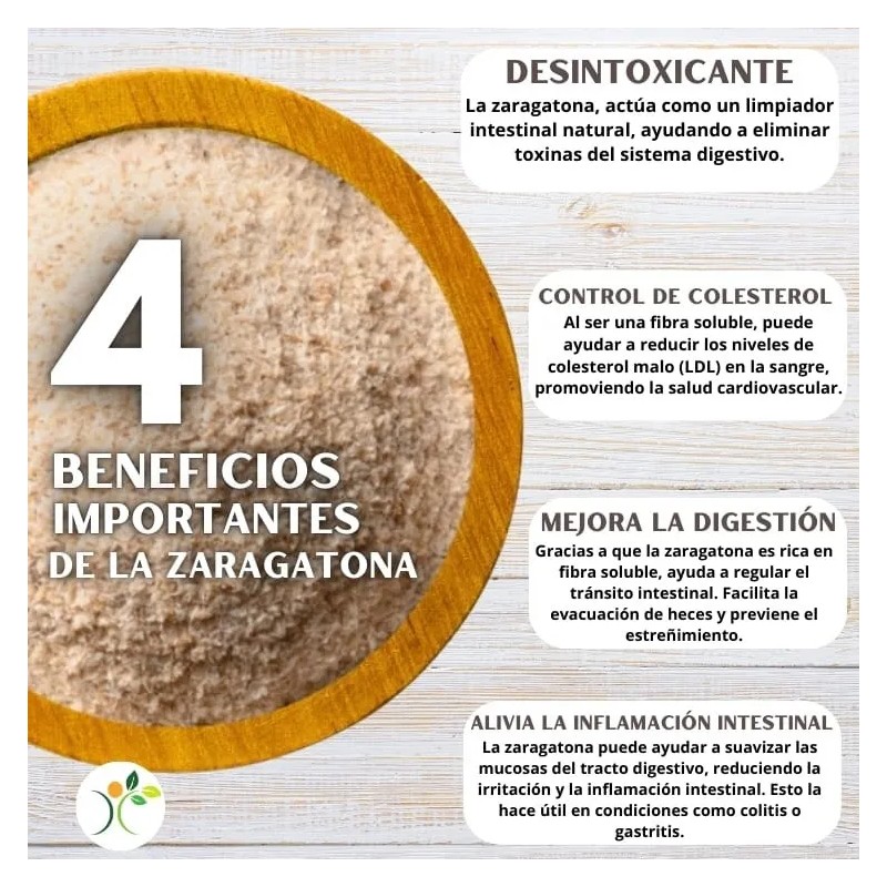 Zaragatona Psyllium Husk - Plantago Cascarilla 1kg
