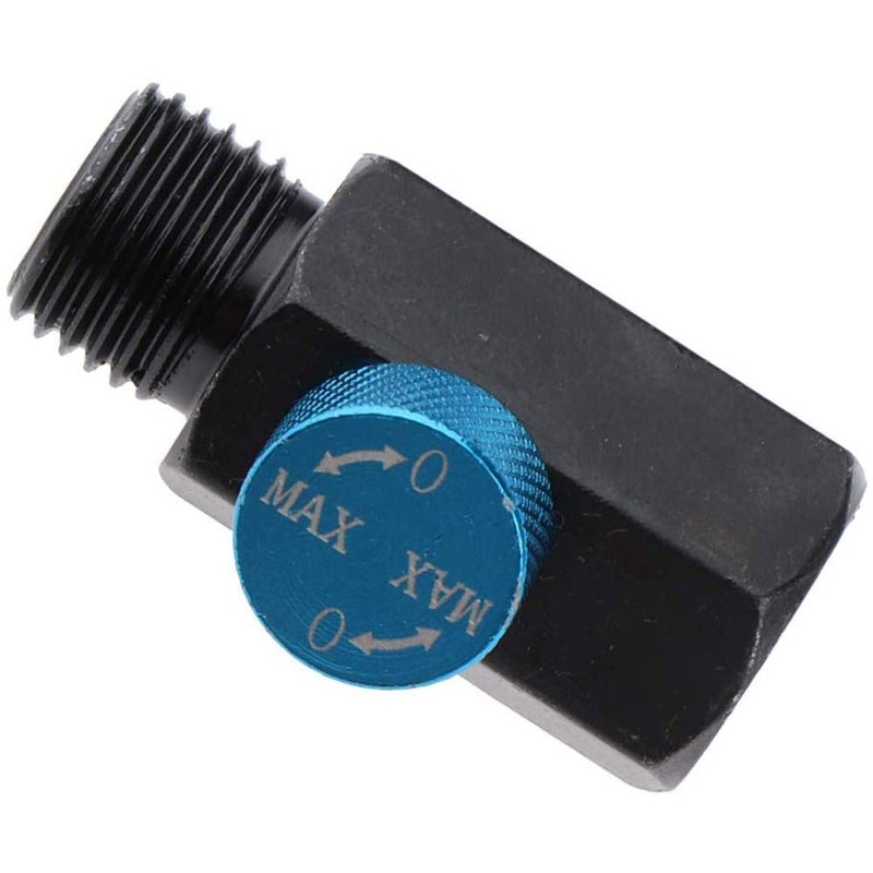 POFET 2pcs 1/4 NPT Inline Regulator Solid Steel Compressed Air