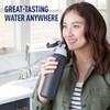 Brita Stainless Steel Water Bottle with Filter, 20 Ounce Premium