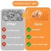 Pack of 8 Chicken Nesting Box Pads, Washable Nesting Pads