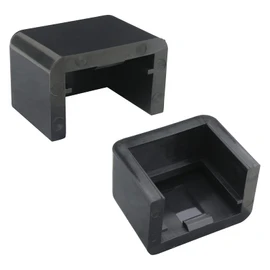 Hood Rest Bumper Bushing Channel Slide on 2 Pack Compatible with Peterbilt Specific Truck Models Replaces 13-04711 30.4016 HM75-65711 M13353 M13353UB