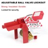 Young Dance Ball Valve Lockout,Adjustable Ball Valve Lockout Device,for 1/2"-2-1/2"