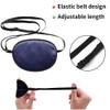 2PCS Washable Eye Patch Adjustable Pirate Eye Patch Portable Strabismus