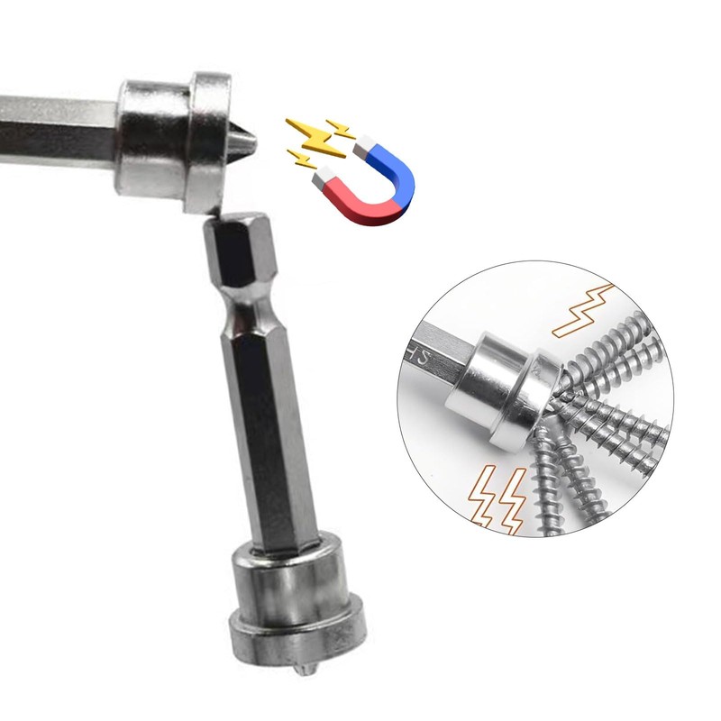 CLKE 10Pcs Drywall Screw Depth Setter PH2, 1/4 Inch Hex