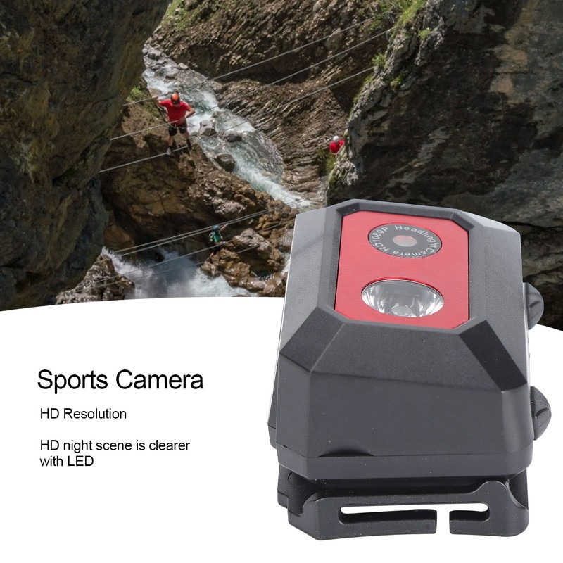 Sports Camera Mini High Definition Camera with LED Searchlight and