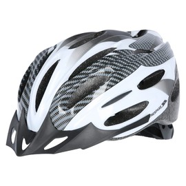 Trespass Crankster, White, S/M, Adjustable Cycle Safety Helmet with Ventilation, Small / Medium, White
