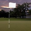 KINGTOP Golf Flag 20x14 Inch - Plain White, 420D Nylon,