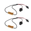Qiilu Pair of Resistor Wiring Harness, 7440 T20 50W8RJ Hyper
