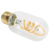 LED Bulb Double Spiral Antique Flexible Filament Retro Decoration E27