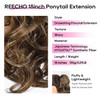 REECHO Ponytail Extension, 18 inch Drawstring Ponytail Hair Extensions Long