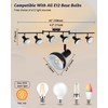 LTBLIGHT Track Lighting Fixtures Ceiling, 6-Head Adjustable LED Track Lighting