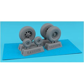 Armory AMRAW32404 1/32 Hawker Sidley BAe Harrier GR.1/3/FRS.1/FA.2/AV-8A/C Weight Deformation Wheel Plastic Model Parts