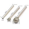 POWERTOOL Rotary Burrs, Diamond Coated Round Ball Burr Rotary Tools