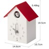 Rhythm (RHYTHM) Table Clock / Wall Clock Combo, Bellow Cuckoo