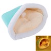 Cat Sleeping Bag Semi Closed Fluffy Soft Washable Cat Bed