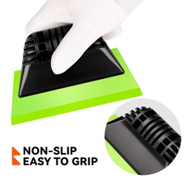 WRAPXPERT Window Tint Squeegees 2PCS Small Squeegees Rubber PPF Tint Squeegee Window Tint Tools for Car Cleaning,Shower Glass