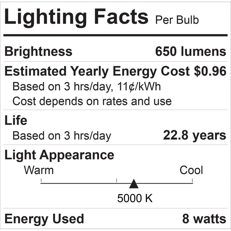 GE Refresh 6-Pack 65 W Equivalent Dimmable Daylight Br30 LED