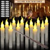 Flameless Floating LED Candles with Wand Remote 12 PCS Magic