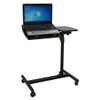 FCH 23.2 Inch Rolling Adjustable Multifunctional Lifting Computer Desk, Tilting