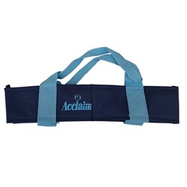 Acclaim Chatton Padded Classic 2 Bowls Nylon Carrier For Level Green Lawn Flat Short Mat Indoor & Outdoor Bowling (Navy/Sky)