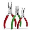 Lyaciomn 3 Pieces of DIY Pliers Steel Six-Segment Hand Winding
