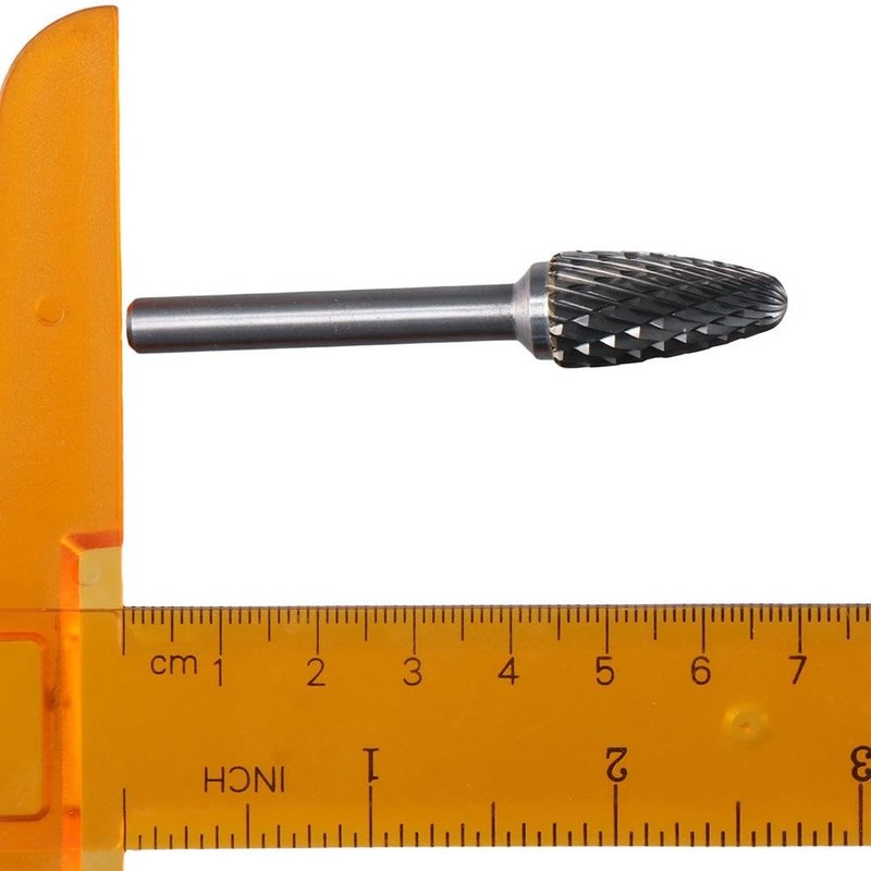 SF-5 Tungsten Carbide Bali Rotary File Tree Shape Radius End