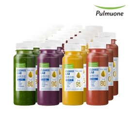 Pulmuone Cleanse Wrap 3days 190mlX21 bottles (6 bottles of green, 6 bottles of purple, 6 bottles of yellow, 3 bottles of red) / 풀무원 클렌즈랩 3days 190mlX21병(그린 6병 퍼플 6병 옐로우 6병 레드 3병)