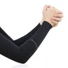 Fashion Ice Silk UV Sun Protection Cooling Arm Sleeves Size/Fingerless - Blue 15ea