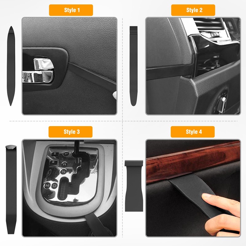 GOOACC 8PCS Auto Trim Scratch Removal Tool