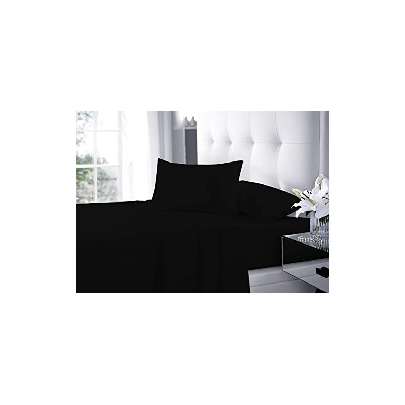 Fitted Bed Sheet With FREE MATCHING 2 X PILLOW CASES