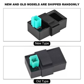 Ignition Coil Racing CDI 4 Stroke 4 Pin 2T Open 50 cc 4 Pin 4 Stroke Metal + Plastic 4-Pin DC CDI Box Spark Plug Suitable for Most 50cc 70cc 90cc 110cc Scooter ATV DY100