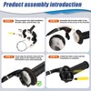 Mini Bike Throttle Assembly and Mini Bike Drum Brake Lever