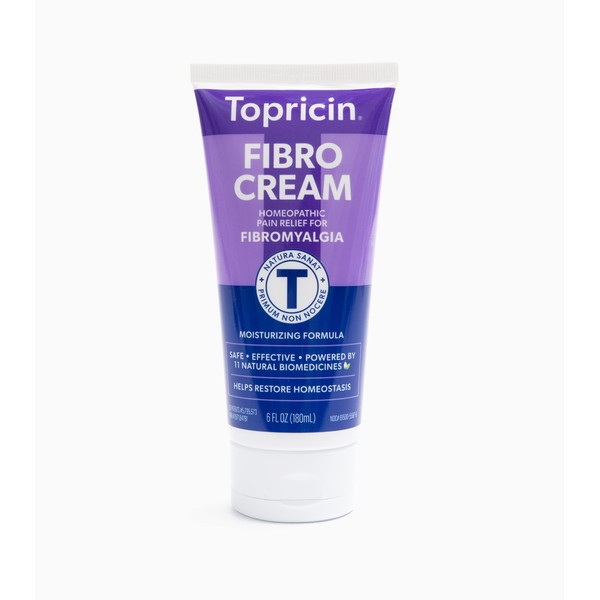Topricin FIBRO Pain Relieving Cream (6 oz) – Rapid Relief For Fibromyalgia with Patented Formula - Reduces Duration and Intensity of Fibromyalgia Episodes, Improves Sleep and Restores Energy