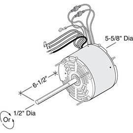 Fasco D7909 Condenser Fan Motor