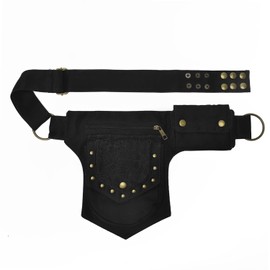 Roll Over Image to Zoom in XUELILEU Lace Hip Bag - Thigh Purse, Harness Fanny Pack for Women Fashionable with Leg Bag with Adjustable Belt