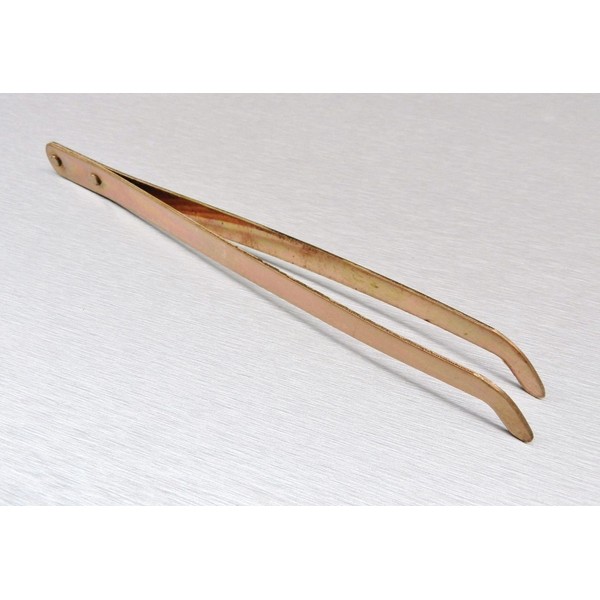 Copper Tongs Curved TIP Copper Tweezers for Pickler Jewelry Pickling
