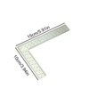 Woodworking Square,Stainless Steel Framing Tools L-Square Carpentry Square - Double-Sided