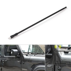 Antena de radio RT-TCZ para Jeep Wrangler 13 pulgadas flexible de metal para Jeep Wrangler 2007 a 2020 Jeep Wrangler JK JKU JL JLU Sahara Rubicon 2 4 puertas Gladiador